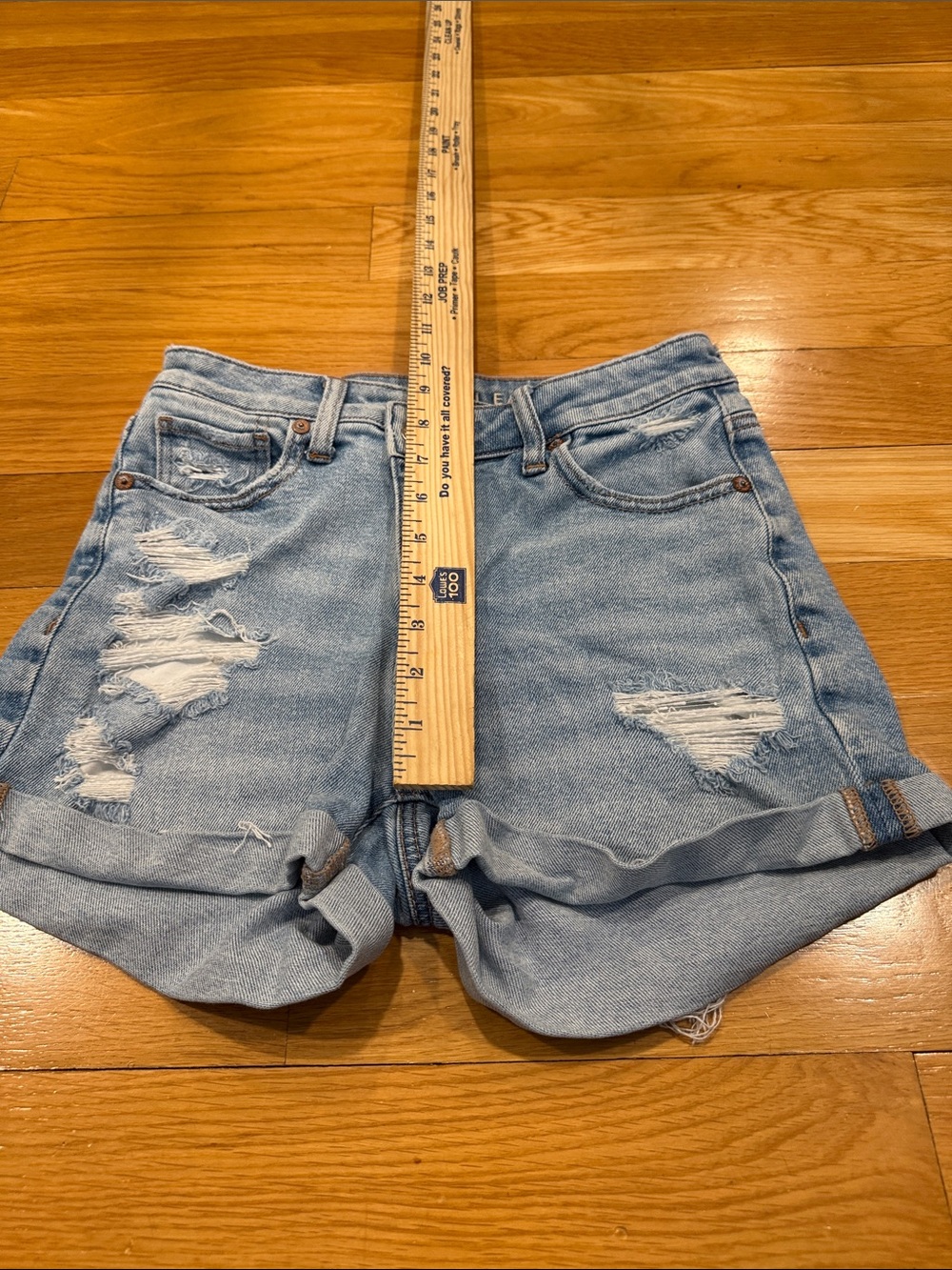 American Eagle outfitters mom jeans shorts size 0 - Picture 4 of 10